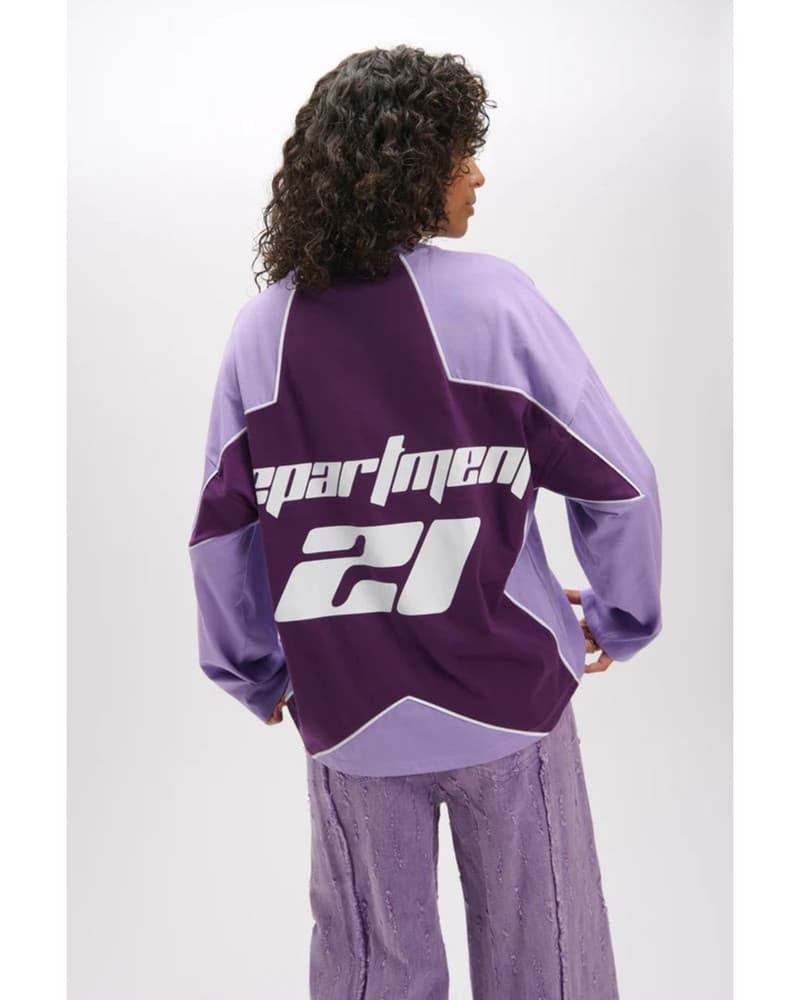 ladies knitted oversized longsleeve BATT Paars ladies knitted oversized longsleeve BATT Paars