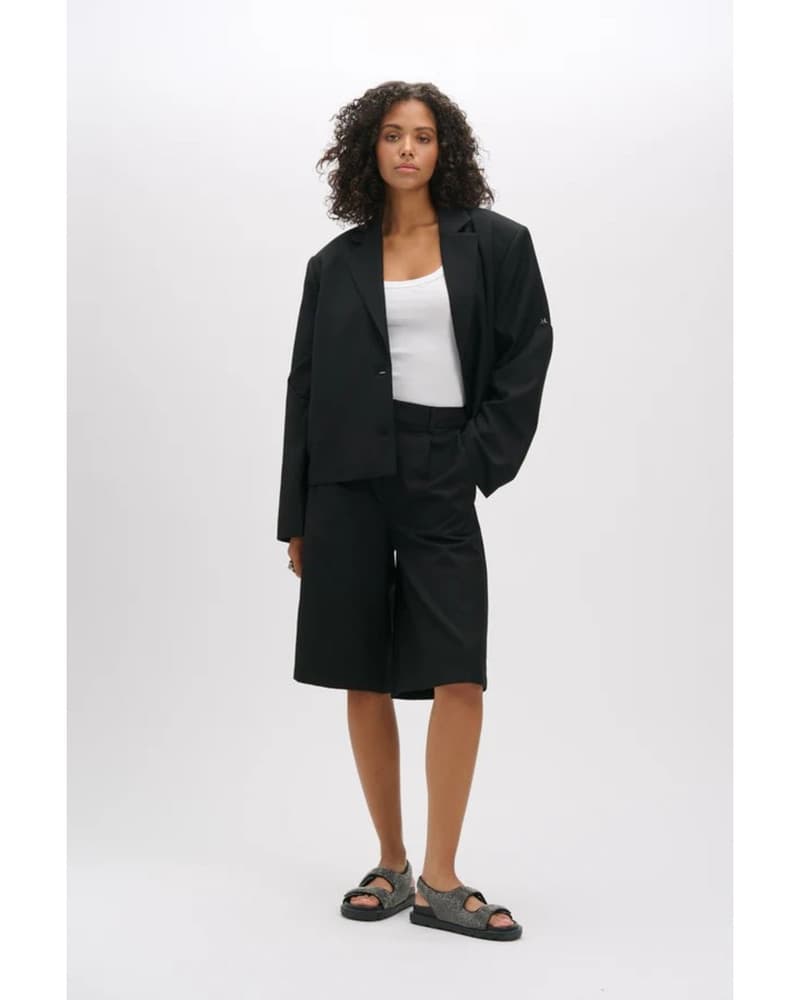 ladies woven jort pants JAYJAY Zwart 1 ladies woven jort pants JAYJAY Zwart 1