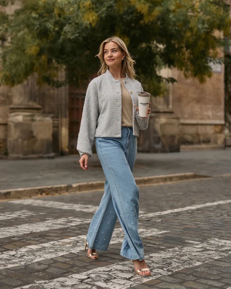 Jeans Melody Pearl Licht Blauw Jeans Melody Pearl Licht Blauw