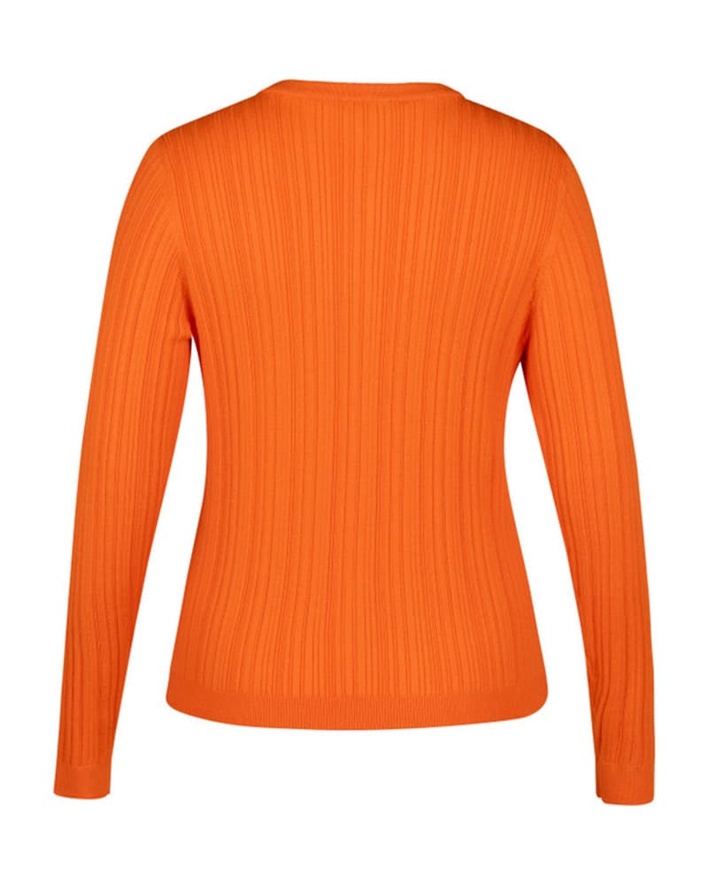 Ziva rib cardigan Oranje Ziva rib cardigan Oranje