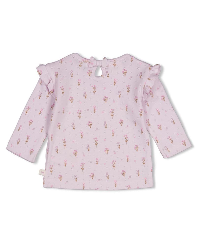 Longsleeve pointelle rib AOP - Flower Ranch Lila Longsleeve pointelle rib AOP - Flower Ranch Lila