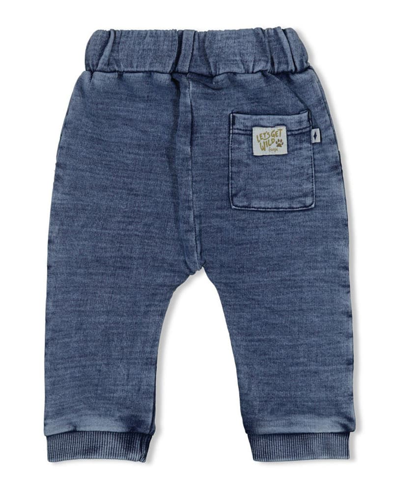 Broek jogg denim - Safari Savage Blauw Broek jogg denim - Safari Savage Blauw