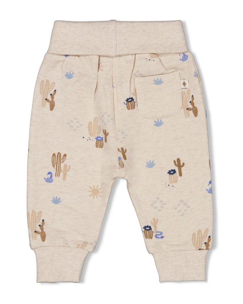 Broek AOP - Sssiesta Ecru Broek AOP - Sssiesta Ecru