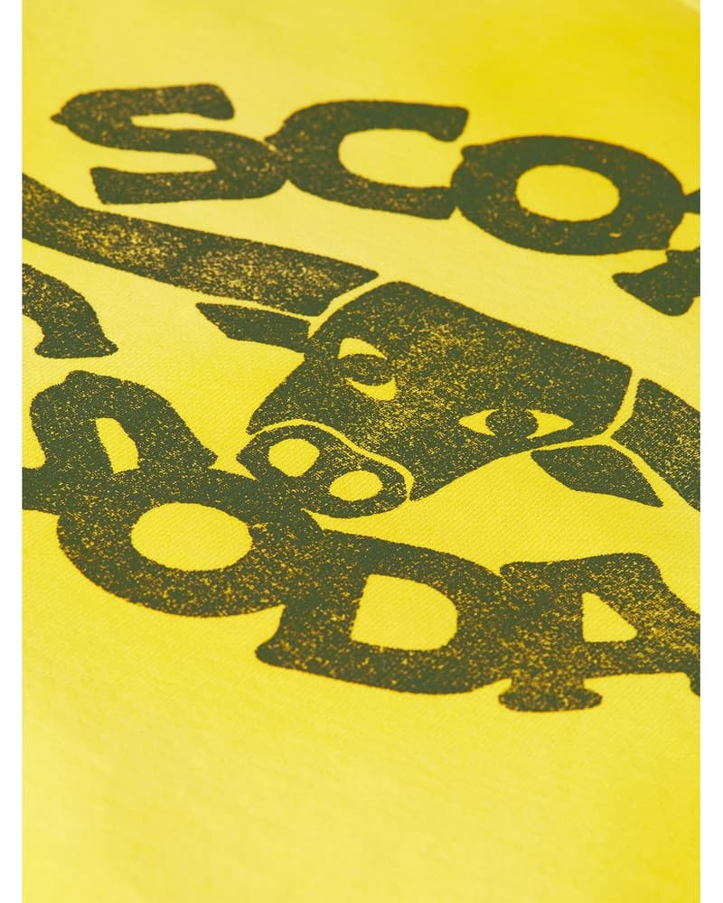 Front and back artwork relaxedfit washed sweatshirt Geel Front and back artwork relaxedfit washed sweatshirt Geel