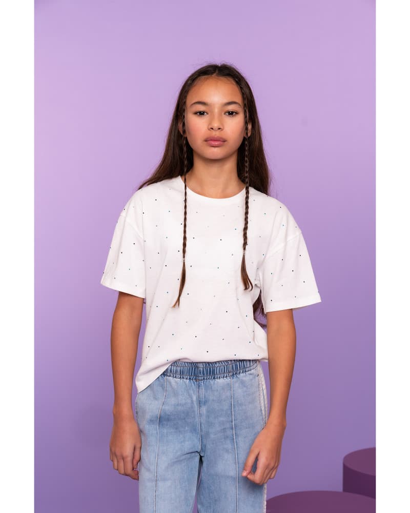 T-shirt rhinestones Off White T-shirt rhinestones Off White