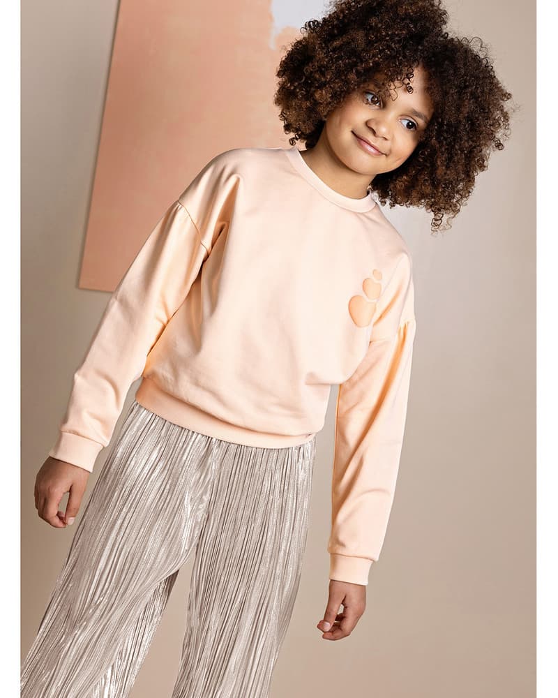 Kamis Sweater with Puffprint Back Oranje Kamis Sweater with Puffprint Back Oranje