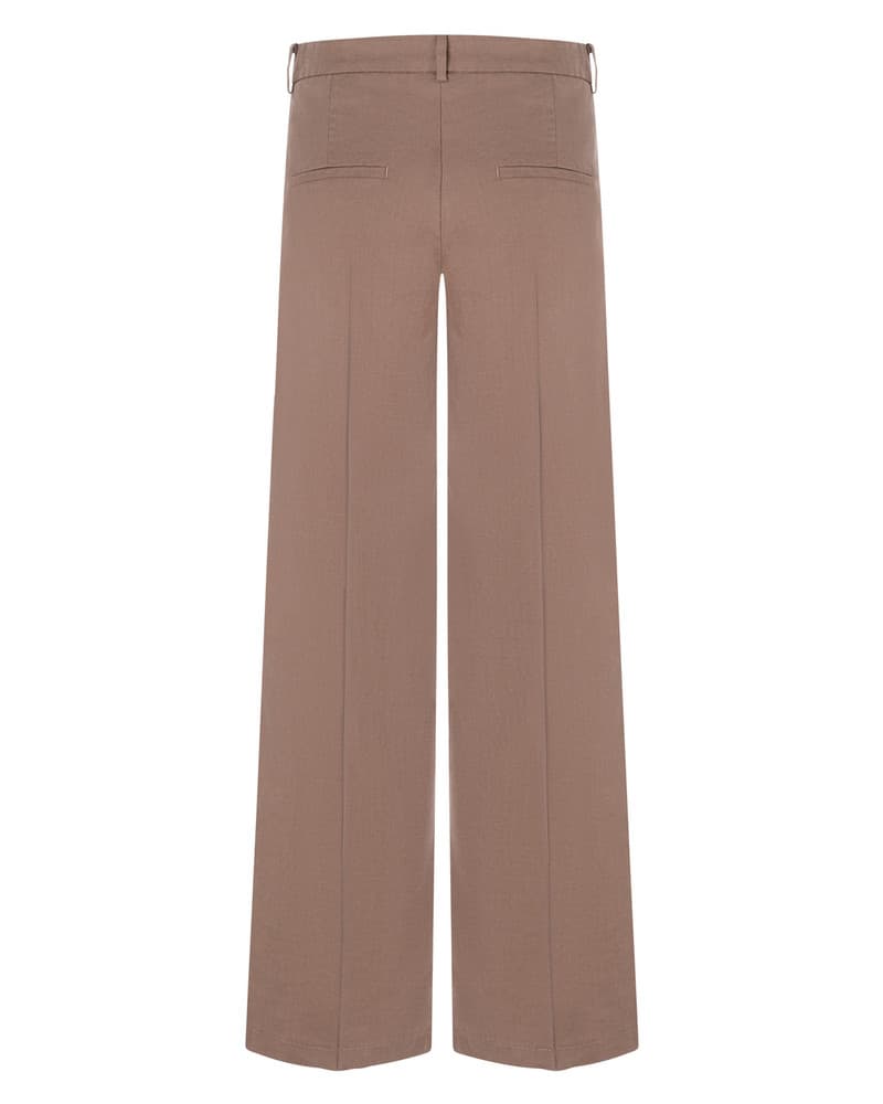Mira Wide Leg Pantalon Bruin 1 Mira Wide Leg Pantalon Bruin 1