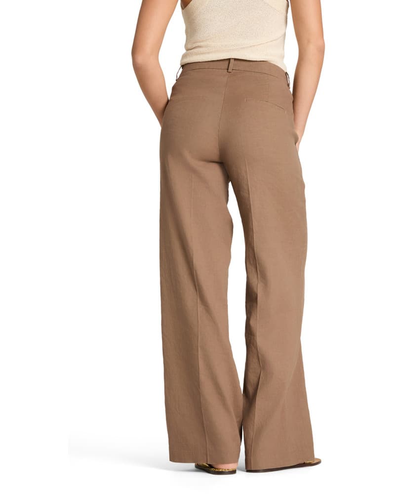Mira Wide Leg Pantalon Bruin 1 Mira Wide Leg Pantalon Bruin 1