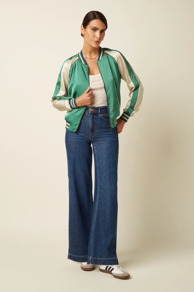 Bomber Jacket Lazou Groen Bomber Jacket Lazou Groen