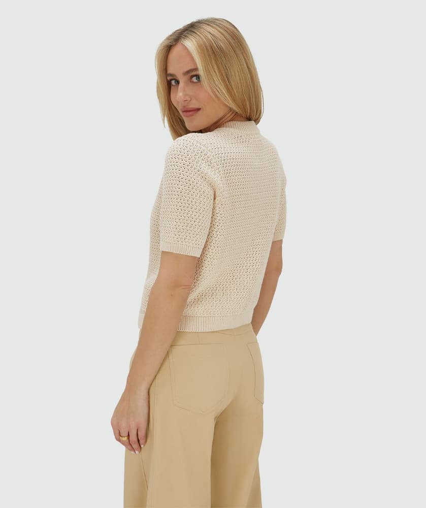 YLIA regular fit vest Ecru YLIA regular fit vest Ecru