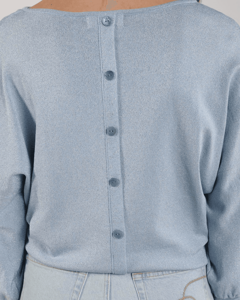 Jorien Pullover Lurex Licht Blauw Jorien Pullover Lurex Licht Blauw