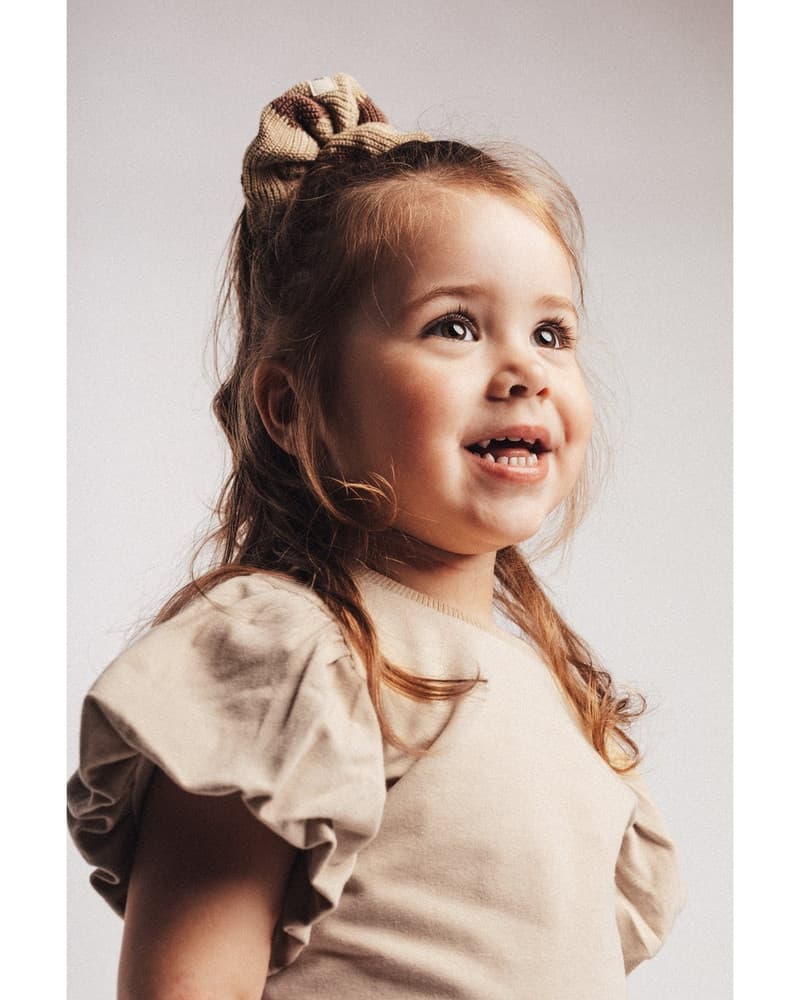 Valencia Tee Puffsleeve Beige Valencia Tee Puffsleeve Beige