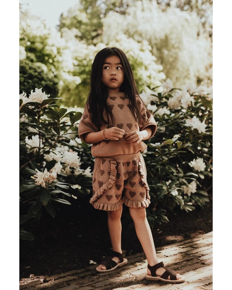 Paraiso Knit Hearts Bruin 1 Paraiso Knit Hearts Bruin 1