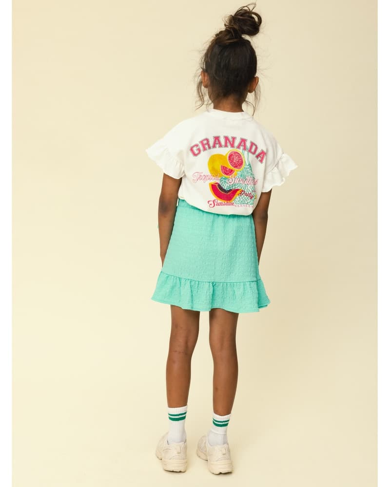 Little Crinckle Skirt Ruffle Groen Little Crinckle Skirt Ruffle Groen