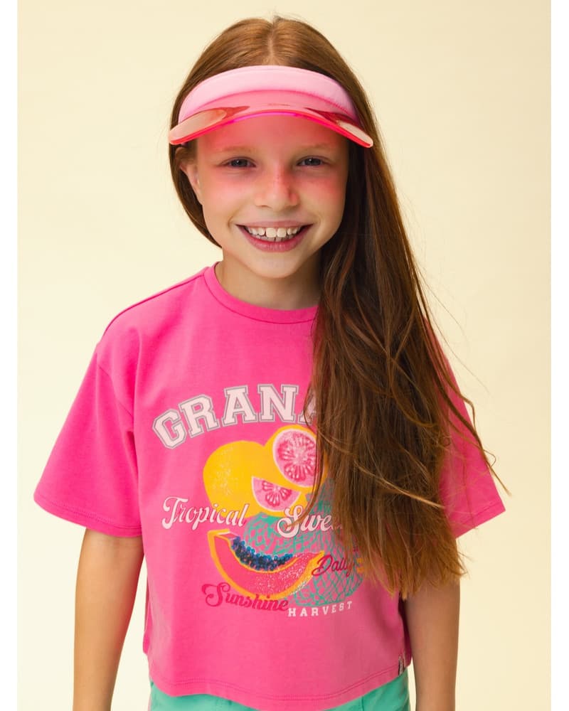 Little T-shirt SS Granada Roze Little T-shirt SS Granada Roze
