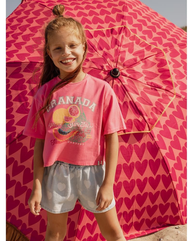 Little T-shirt SS Granada Roze Little T-shirt SS Granada Roze