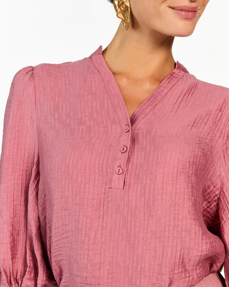 DAHLIA BLOUSE VIS 532 Roze DAHLIA BLOUSE VIS 532 Roze