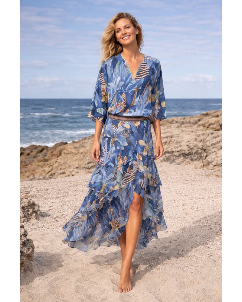 Joos Blue Iris Top Blauw Joos Blue Iris Top Blauw