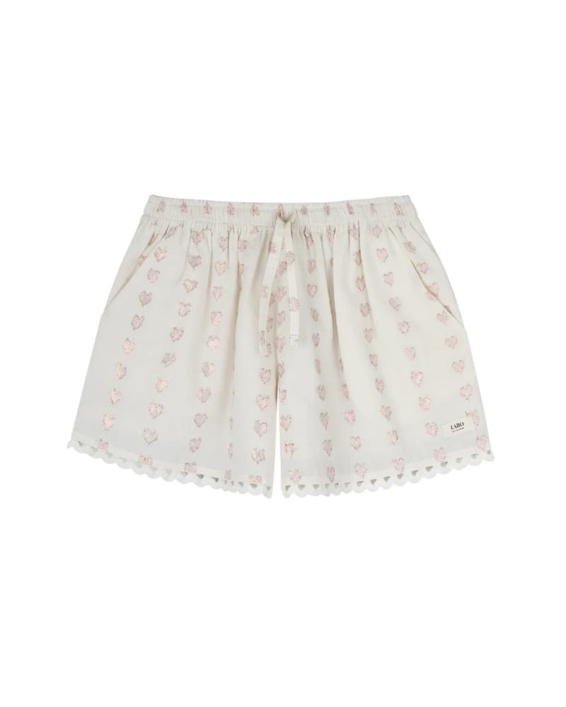 Liven Golden Hearts Off White Liven Golden Hearts Off White