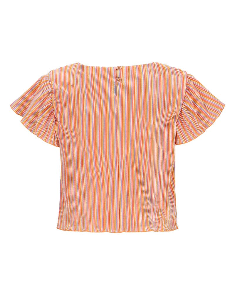 Tiana Striped Plissee top Multi Tiana Striped Plissee top Multi