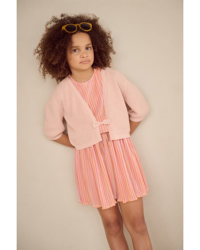 Miral Striped Plisse Sleeveless dress Multi Miral Striped Plisse Sleeveless dress Multi