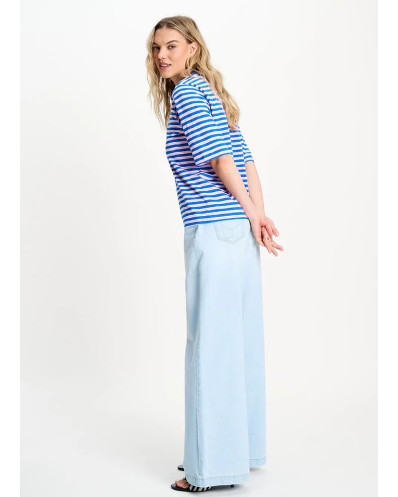 TSHIRT - Stripe Blue Pink Multi TSHIRT - Stripe Blue Pink Multi