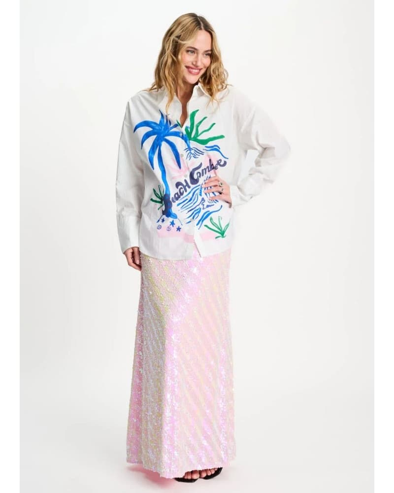 BLOUSE - Poplin Beachcomber Wit 1 BLOUSE - Poplin Beachcomber Wit 1