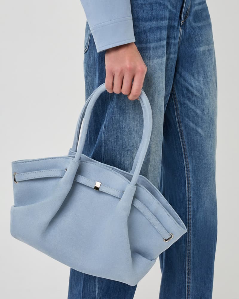 Bag suedine Blauw Bag suedine Blauw