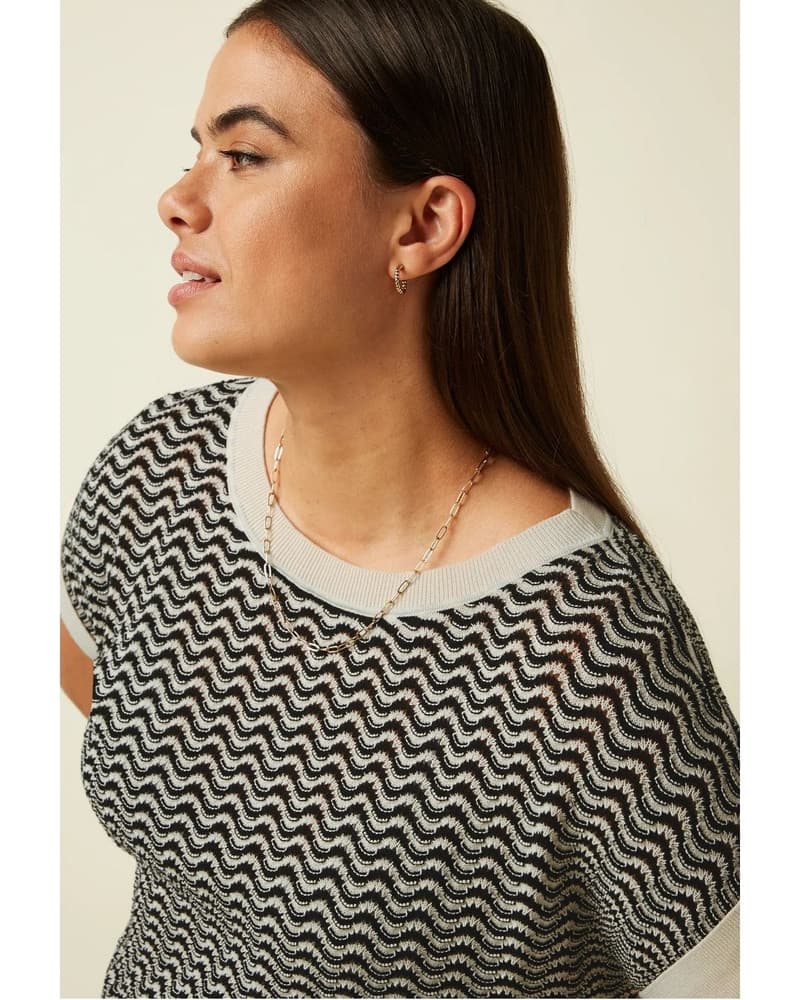 Boatneck Top Tide Off White Boatneck Top Tide Off White