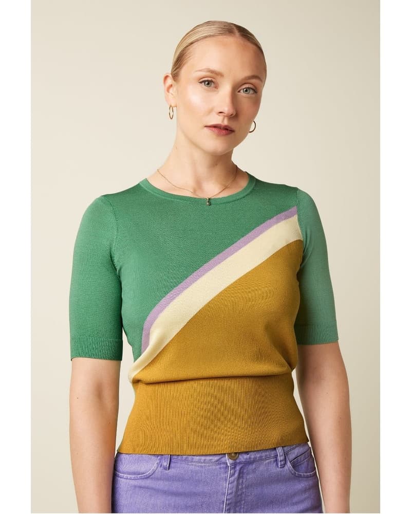 Agnes Top Kira Geel Agnes Top Kira Geel