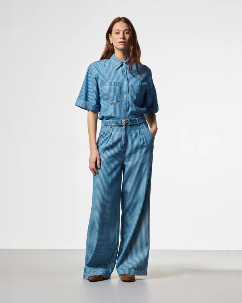 SERENE STRIPE CO 568 Blauw SERENE STRIPE CO 568 Blauw