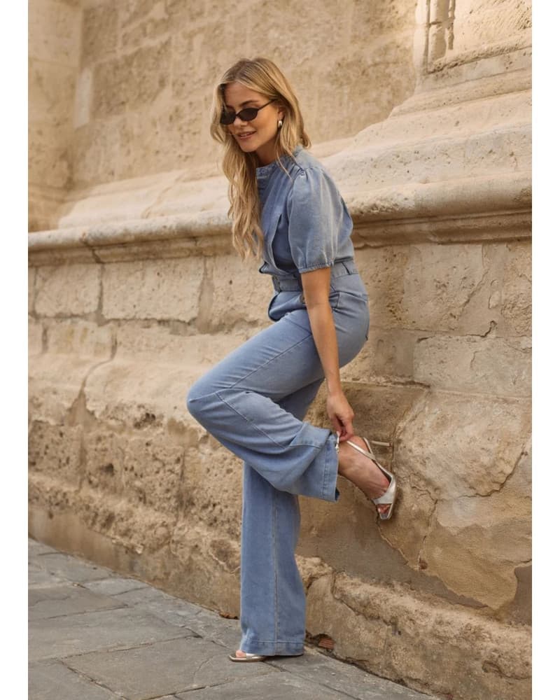 Jumpsuit Jewel Denim Blauw Jumpsuit Jewel Denim Blauw