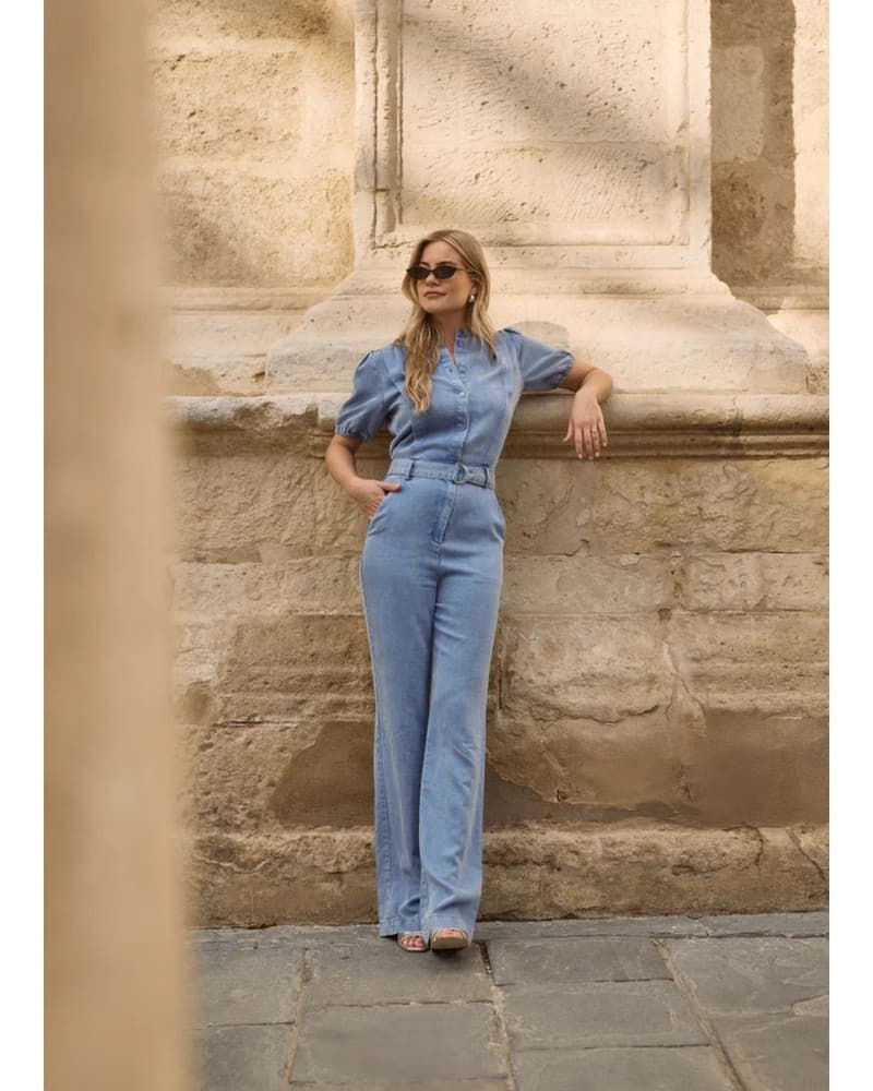 Jumpsuit Jewel Denim Blauw Jumpsuit Jewel Denim Blauw