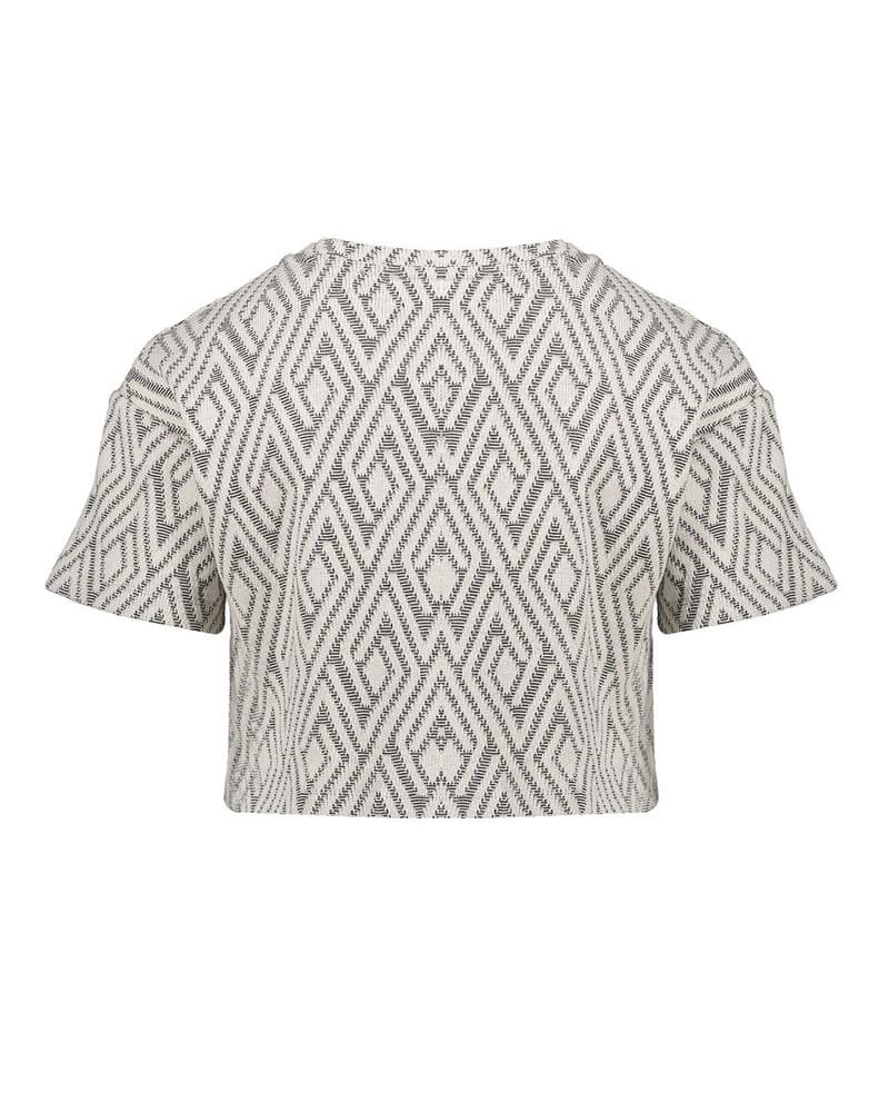 Top jacquard black/white Zwart 1 Top jacquard black/white Zwart 1