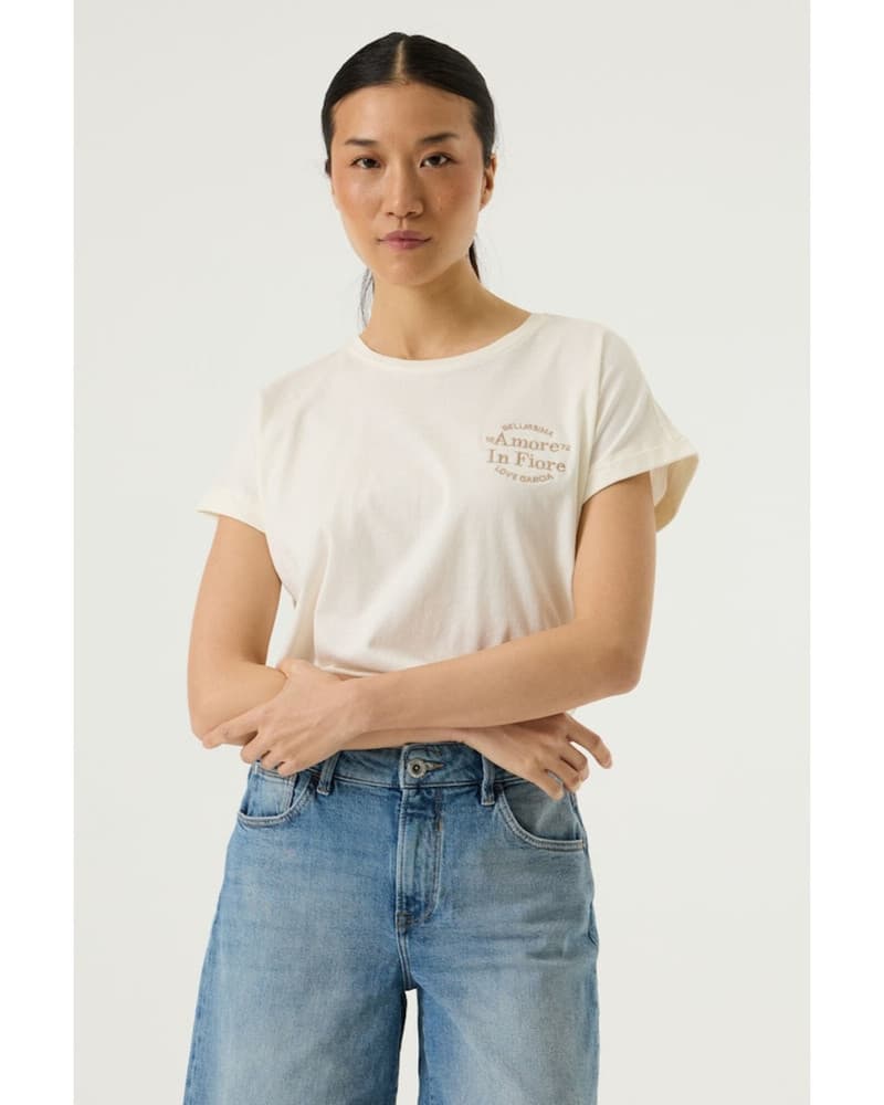 P260201 Ladies T-shirt Off White P260201 Ladies T-shirt Off White