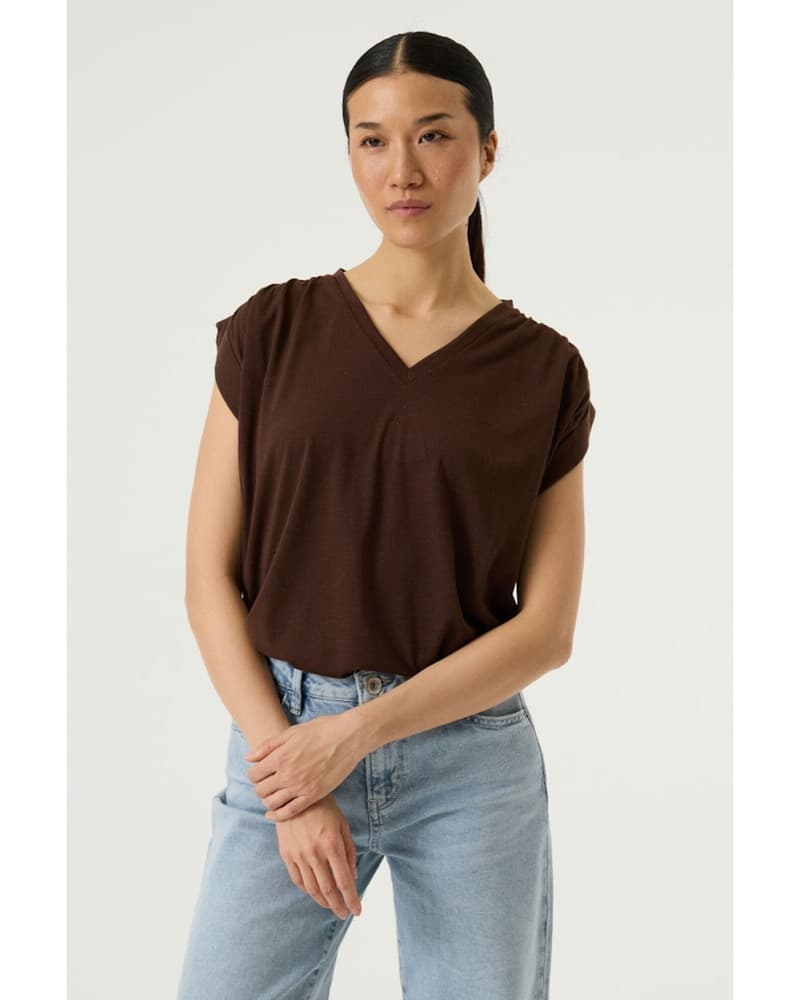 P260206 Ladies T-shirt Bruin 1 P260206 Ladies T-shirt Bruin 1