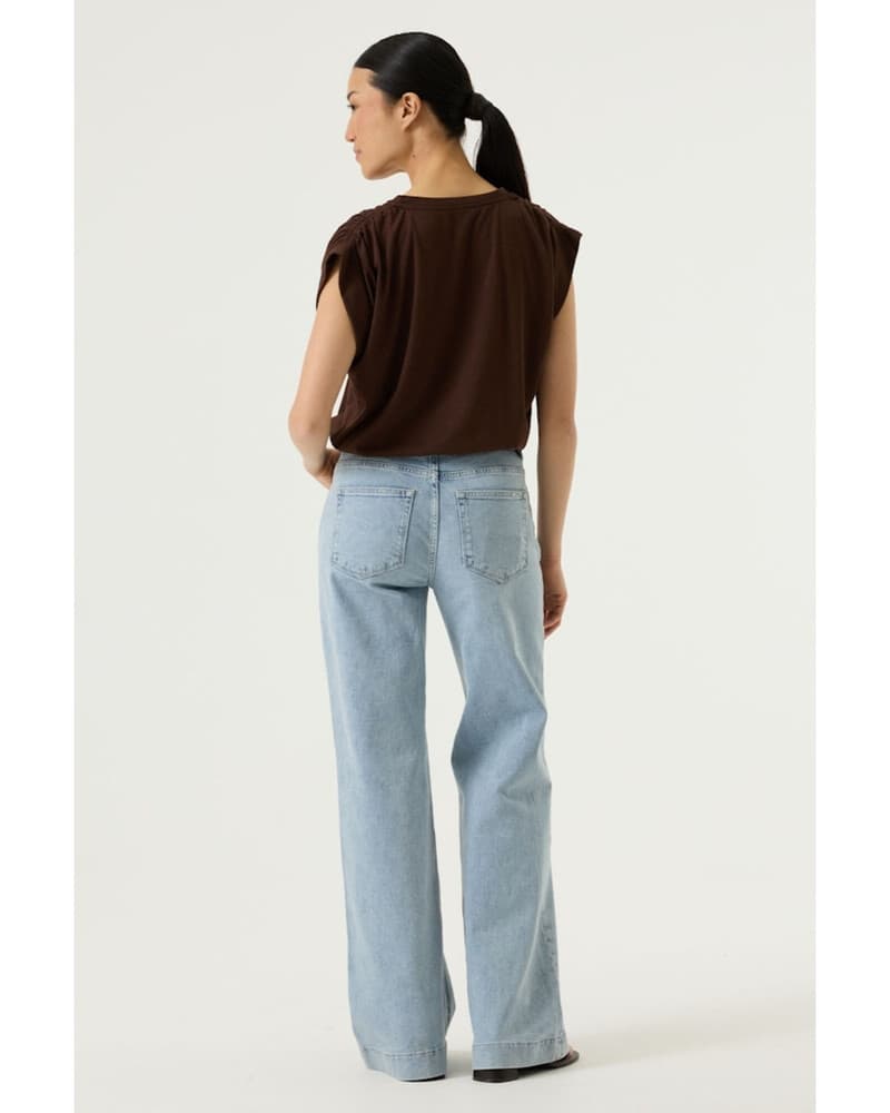 P260206 Ladies T-shirt Bruin 1 P260206 Ladies T-shirt Bruin 1