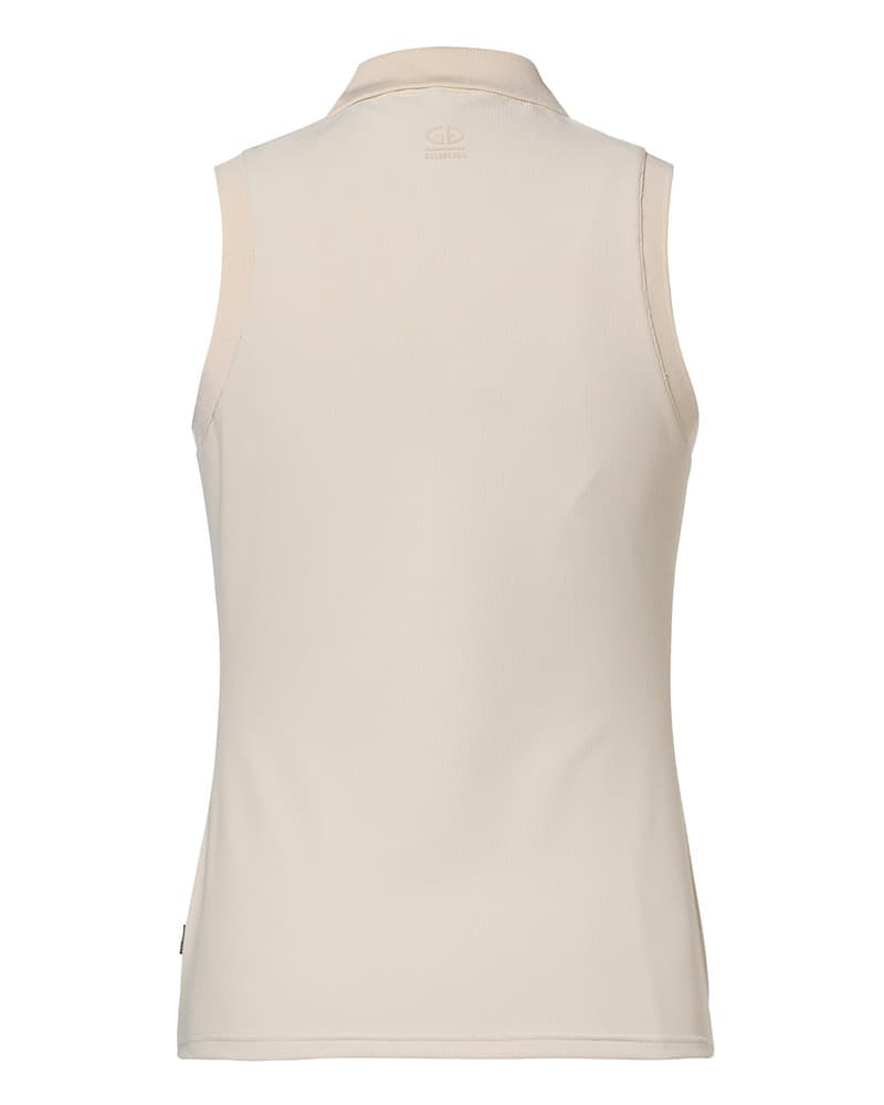 CAROLINE sleeveless polo top Off White CAROLINE sleeveless polo top Off White