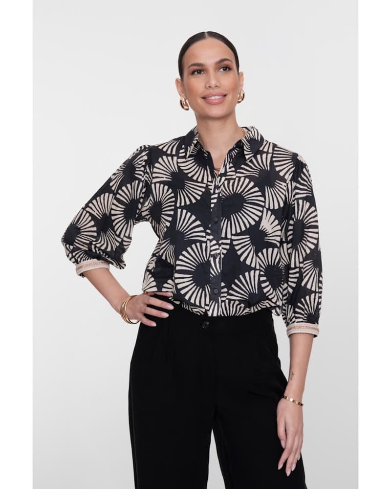 Blouse 63208 Zwart 1 Blouse 63208 Zwart 1