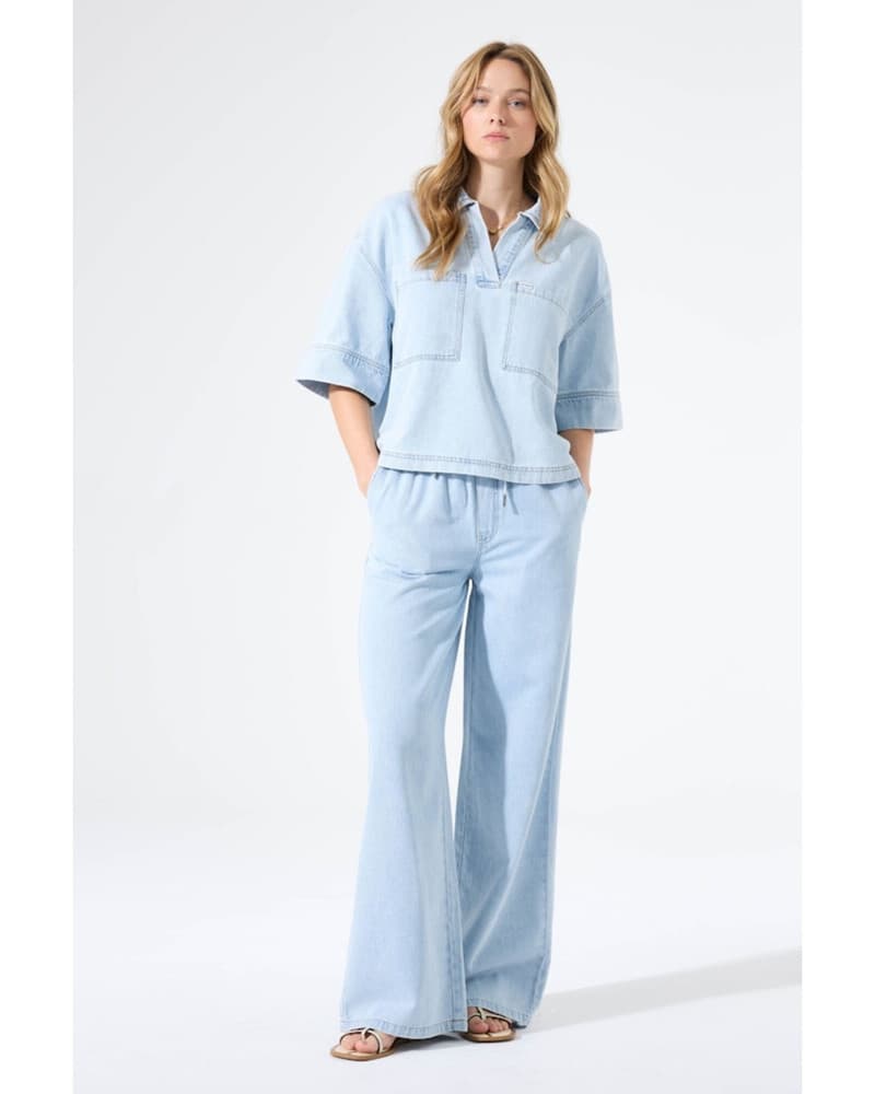 P260317 Ladies Pants Licht Blauw P260317 Ladies Pants Licht Blauw