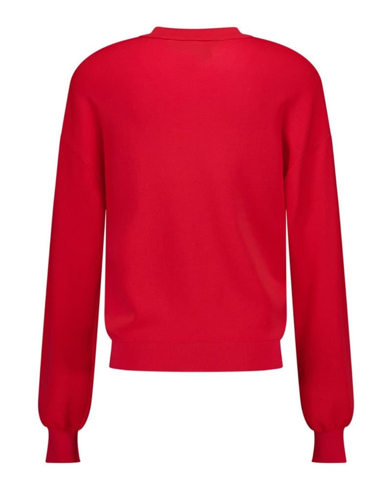 Pelin fancy button polo Rood Pelin fancy button polo Rood