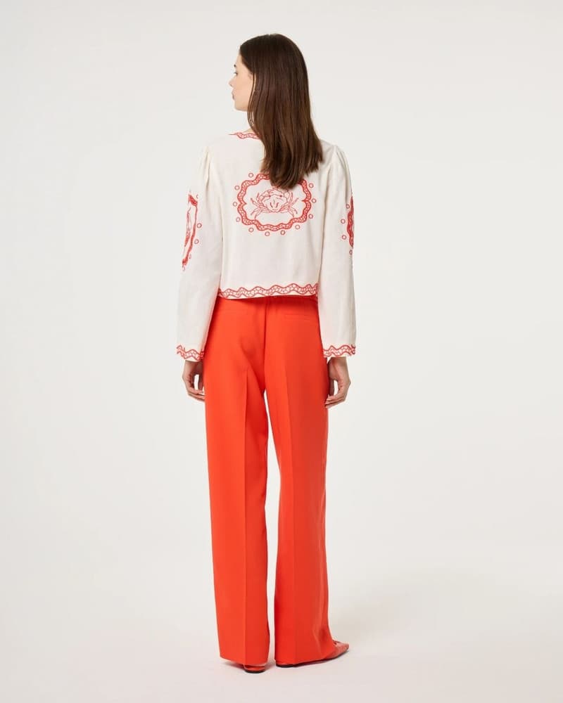 Serviette Blouse Wit 1 Serviette Blouse Wit 1