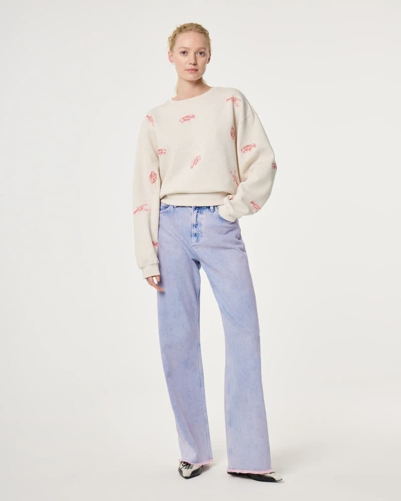 Terry Sweater Off White Terry Sweater Off White