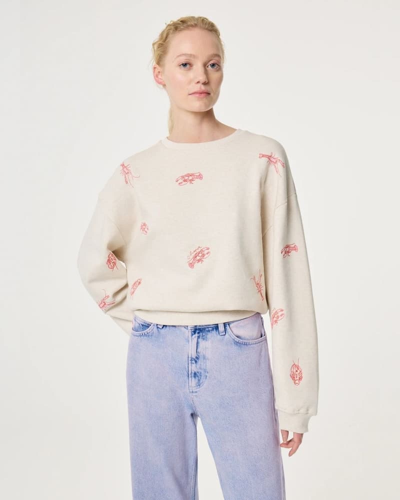 Terry Sweater Off White Terry Sweater Off White