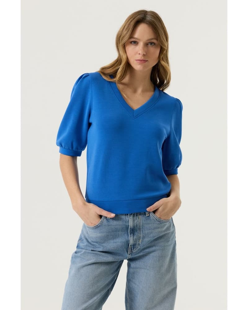 P260265 Ladies Sweater Blauw P260265 Ladies Sweater Blauw