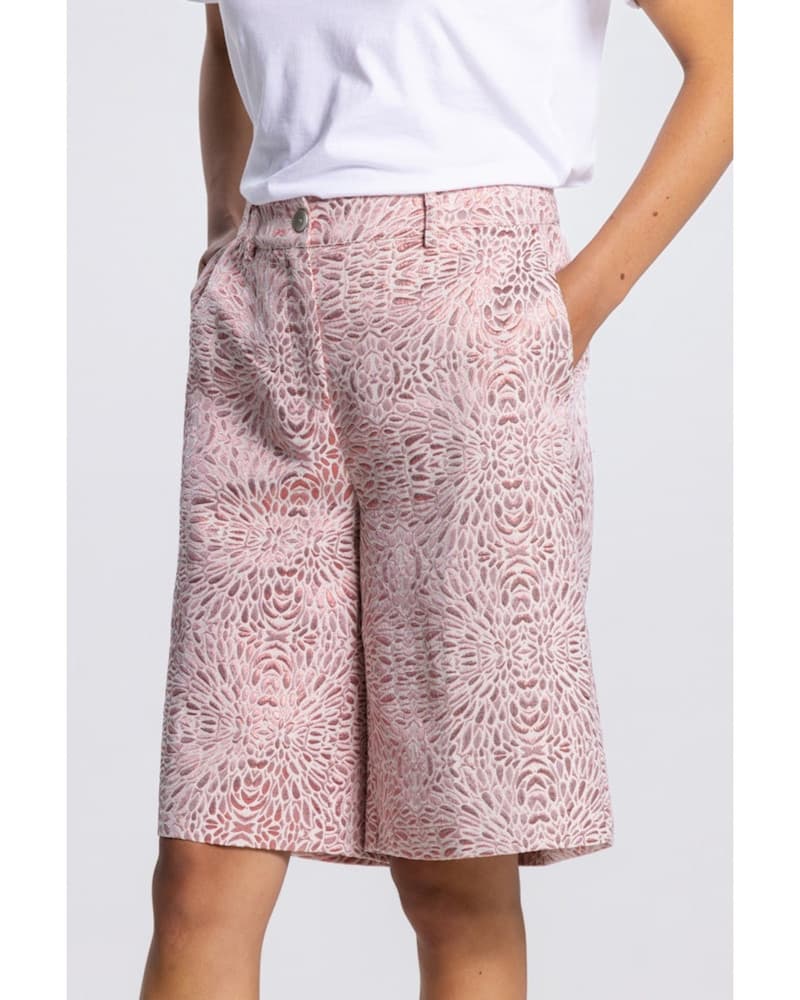 RIEMKE SHORT MJ 441 metallic jaquard Roze RIEMKE SHORT MJ 441 metallic jaquard Roze