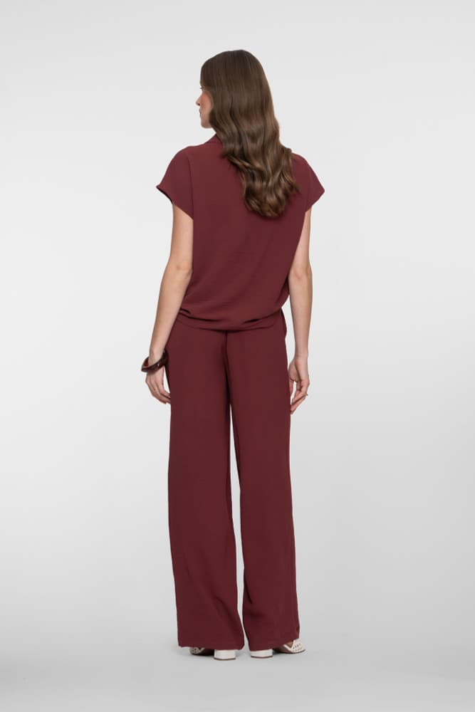 Pants crinckle Bordeaux Pants crinckle Bordeaux