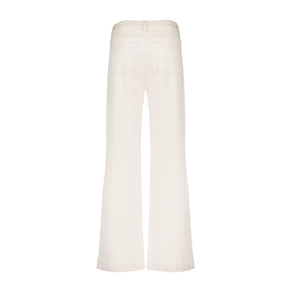 Jeans wide linen mix Ecru Jeans wide linen mix Ecru