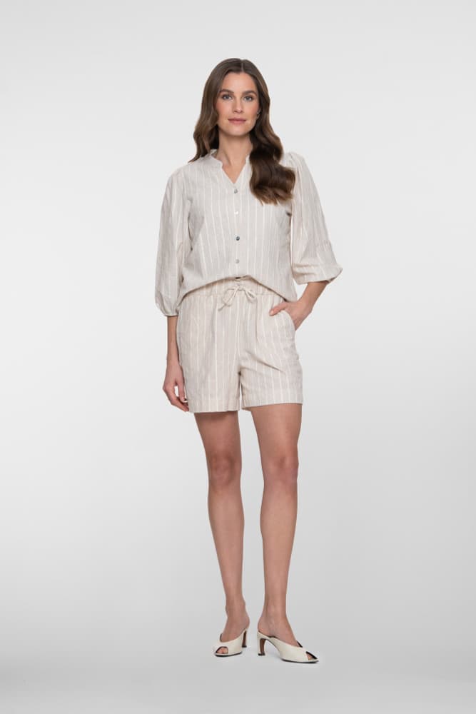 Blouse lurex stripe Ecru Blouse lurex stripe Ecru