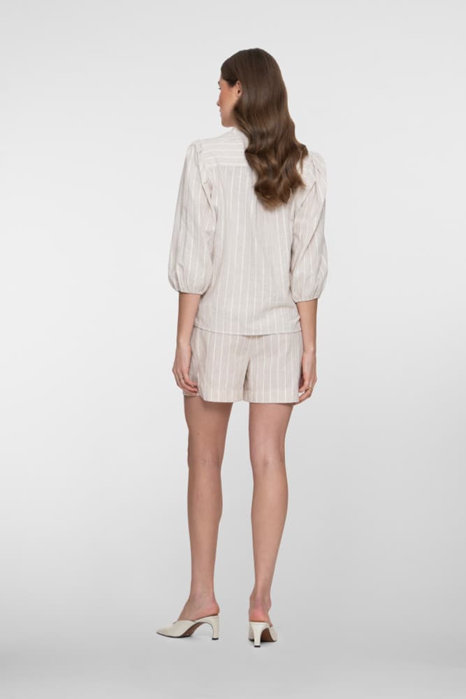 Shorts lurex stripe Ecru Shorts lurex stripe Ecru